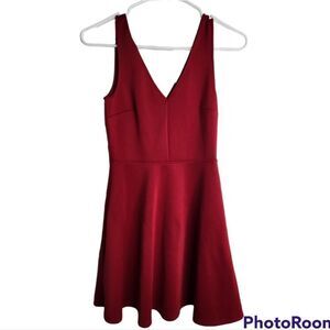 Forever 21 versatile holiday dress. Midi dress, size small, red.